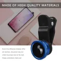 3 In 1 Macro Wide Angle Fish Eye Lens Phone For iPhone XR XS X 8 7 6 Plus SE Samsung Xiaomi Huawei Fisheye Camera Lense Kit-Silver. 