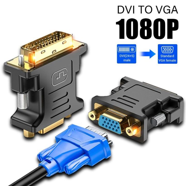 DVI%20TO%20VGA%20CONNECTOR%20(DVI%20Male%20to%20VGA%20Female)%20DVI-D%20to%20VGA%20Cable%2024+5%2029%20Pin%20DVI%20Male%20to%20VGA%20Female%20Video%20Converter%20for%20PC%20Display%20-%20Image%203