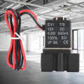 Solenoid valve 1/8 \"NPT 2-way plastic solenoid NC normally closed DC12V. 