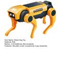 Mechanical Animal Toy Interactive Solar Robot Dog Toy Educational Stem Cat Toy for Kids Electric Walking Mechanical Animal Assembly Toy Gift for Boys Girls Solar-powered Robot Dog. 
