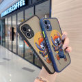 chenyyka For VIVO S5 Case With Side New Design Frosted Transparent Hard Square Edge Phone Case Pattern Silicone Casing Cartoon Cute Stitch Full Cover Camera Protection Cases Shockproof Softcase. 