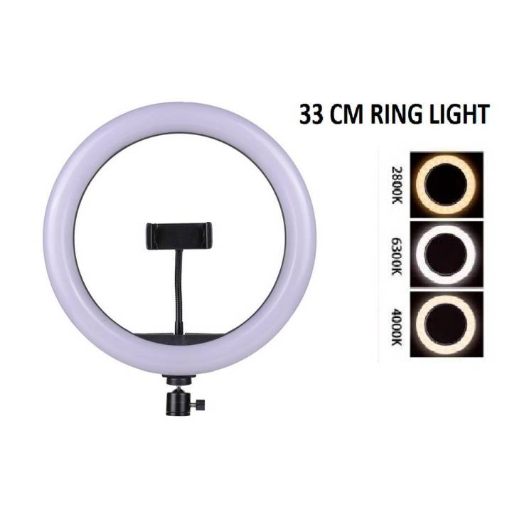 33cm%20Led%20Studio%20Camera%20Ring%20Light%20Photography%20With%20Mobile%20Holder%20-%20Ring%20Light%20-%20Image%202
