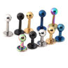2 Pcs Titanium Surgical Stainless Steel Hipsters Small Stud Earring Punk Jewelry Gift. 