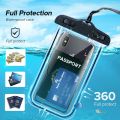Underwater Waterproof Rainproof Mobile Case PVC Bag Transparent Touch Screen Premium Cell Phone Pouch Cover For Travel Hiking Rainy Season Monsoon. 