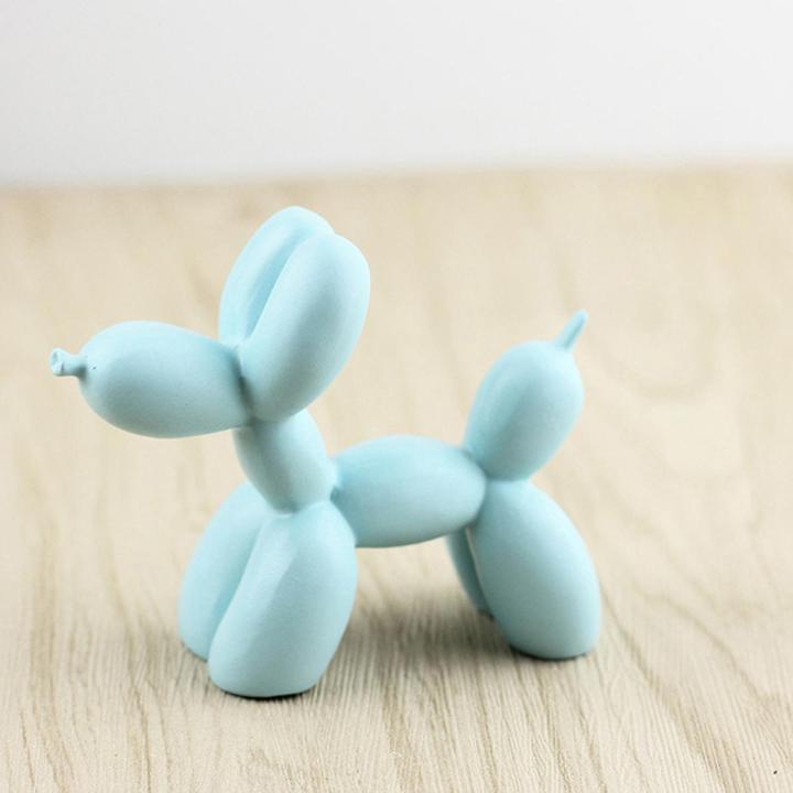 small balloon dog  Lovely table decoration Cake decoration tools Resin crafts