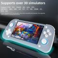 M17 Retro Handheld Video Game Console Open Source Linux System 4.3 Inch IPS Screen Portable Pocket Video Player 64GB for PSP/N64. 