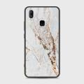 V9 Youth Cover - SkinLee HQ Infinity Glass Case (Soft) - White & Gold Marble - SKINLEE-274-1-900-667. 