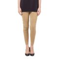 Beige Cotton Tights For Women. 