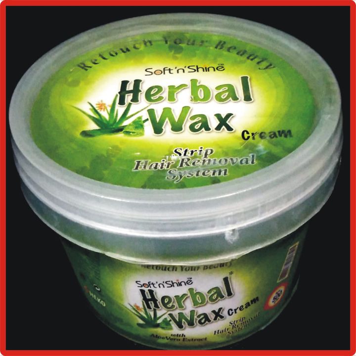 SOFT N SHINE HERBAL WAX FOR HAIR REMOVAL 450G