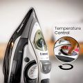 Geepas Steam Iron - 2 in 1 Dry & Steam Iron with Ceramic Soleplate – Adjustable Temperature Control – Dry Ironing, Spray Function & Burst of Steam - 400 ml Water Tank, Anti-Drip, 3000 Watts ( 2 years Warranty ). 