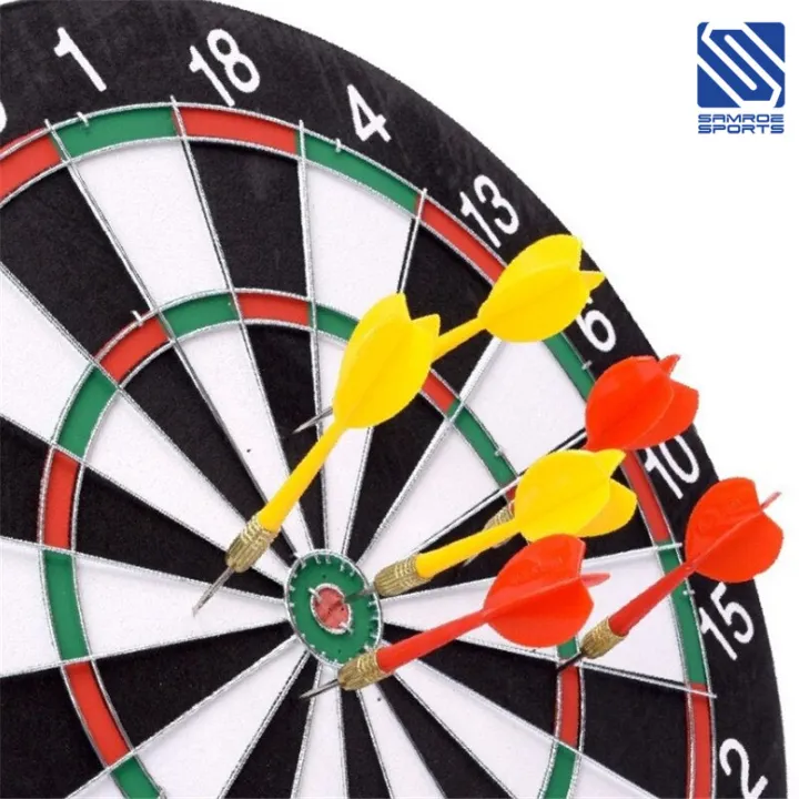 16"%20Double%20Sided%20Dart%20Board%20Flocking%20Dart%20Board%20Including%20Free%206%20Darts%20Indoor%20Outdoor%20Party%20Games,%20Sports%20Gifts%20for%20Kids%20and%20Adults,%20Easily%20Hangs%20Anywhere%20-%20Image%202
