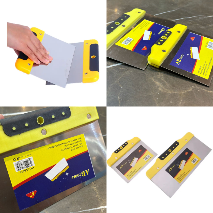 Bench Scraper & Dough Cutter, High-Quality Stainless Steel Bench Scraper & Dough Cutter – Multi-Purpose Pastry, Cake, Pizza & Dough Scraper with Plastic Handle for Kitchen & Restaurant Use