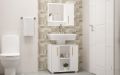 Toheed wood Bathroom Cabinet with Mirror. 