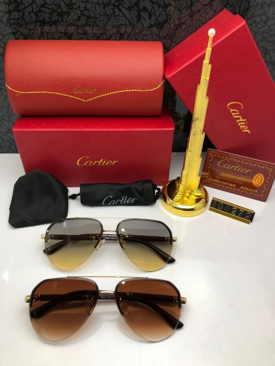 Cartier%20Men's%20Sunglasses%20with%20Brand%20Box%20-%20Image%202