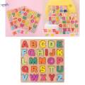 Wood ABC Alphabet Letter Puzzle Pre-school Developmental Party Toys for Kids. 