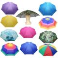 Foldable Umbrella hat Stylish Waterproof Portable Sunshade cap Outdoor Foldable headwear for Camping  Beach Outdoor activities Sun protection. 