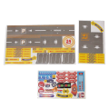 Parking Lot Racing Tracks, 2 Floors Parking Space City Parking Lots Toys With Mini Car, Adjustable Up & Down, Multi-Layer Track Rapid Slide, Accelerated Rotary Ramp Trucks Car Drifts, Early Learning Educational Development Game DIY Toy For Girl Boys & Kid. 