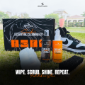 SNEAKYEAR - Essential Cleaning Kit Includes (Sneaker Cleaner, Instant Shiner, Microfiber Cloth, and Soft Bristles Small Shoe Brush) for Suede, Nubuck, AJ, & Nike , Shoes clean, Shoes shine , instant cleaning kit.. 