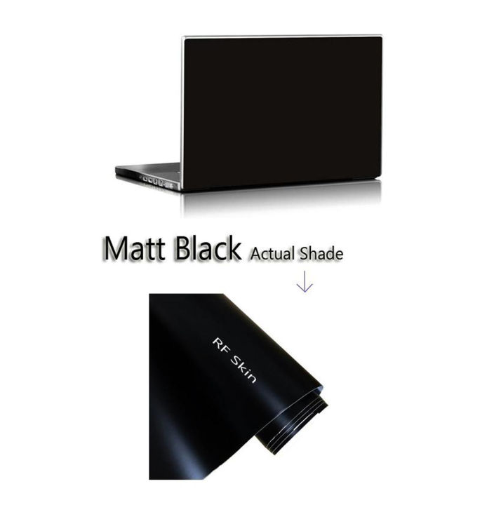 Universal Laptop Back Skin Matte Texture-Laptop Black back Skin Sticker