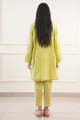 Saya - Cotton Jacquard Stitched 2 Piece (Shirt/Trouser). 