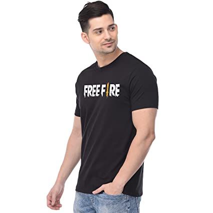 Free%20fire%20Digital%20Printed%20T-Shirt%20For%20Men%20black%20-%20Image%202