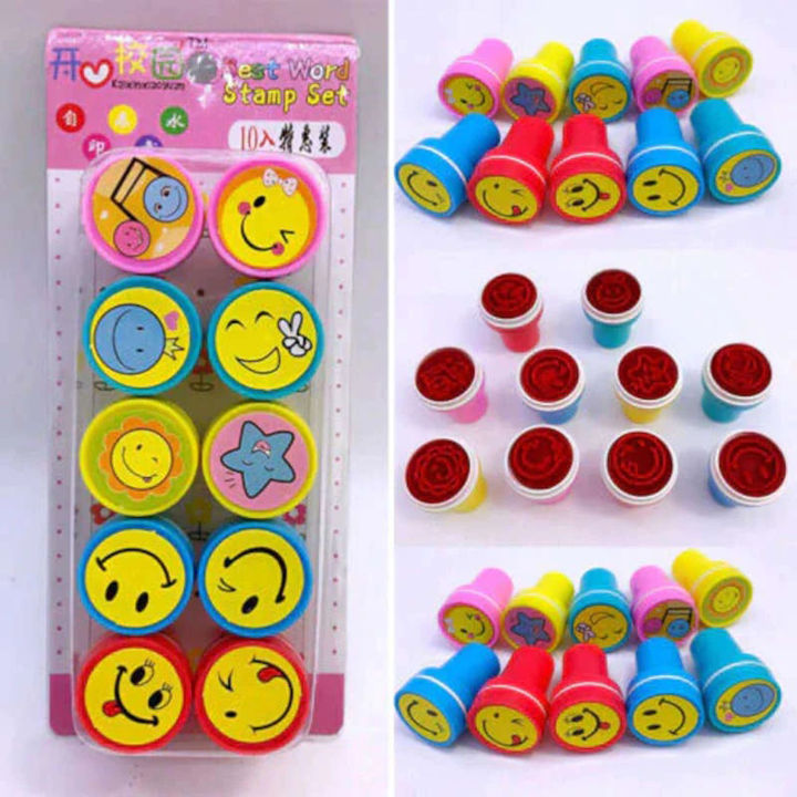 Colorful Cartoon Stamps Best for Kids and Feedback Art # JS - CS Stamp-Toy-002