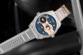 Original Belleda Double Time Analog Time and Quarter Time in Transparent Strap Watch for men and boys. 