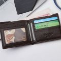 【ThinkWay】CARTELO Real Leather  Wallet Men's Fashion Business Dual-use  Holder Wallet RFID Block Wallet Men Portemonnee Men. 