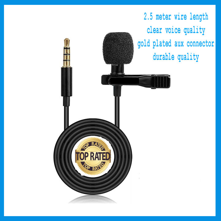 Mic%203.5mm%20aux%20connected%20Microphone%202.5%20meter%20wire%20length%20Lapel%20mic%20for%20smartphones%20aux%20connected%20android%20-%20Image%207