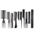 Julystar 10pcs Styling Tools Hair Care 10pcs/Set Professional Hair Brush Comb Salon Barber Anti-static Hair Combs Set. 