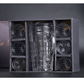 Jug and Glass Water Sets Crystal- DrinkwareGlass Set of 6- Pure Glass. 
