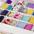 Plastic DIY Grid Board Storage Box Drawer Cabinet Divider Clapboard Organizer. 