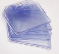 Soft Plastic PVC  ID Card Badge Multiple Card, Access Card Holder Transparent Horizontal Card Holder. 