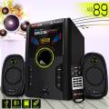 Max 350 Woofer 2.1 Channel Woofer Speaker Extra Bass Bluetooth Speaker System Remote Control Aux Supported. 