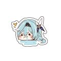 Genshin Impact Anime PP Clip File Drool Tartaglia Qiqi Klee Document Storage Pretty Student Stationery Organizer School Supplies. 