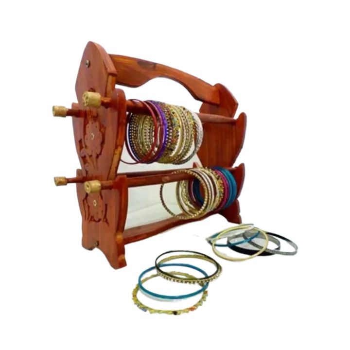 Wooden Bangles Stand , Chori Stand, Jewellery Stand Hand Crafted Best for Girls Women's Bangles & Jewellery Storage