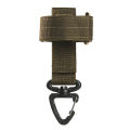 Glove Buckle Nylon Webbing Outdoor Tactical Gloves for Military Enthusiasts Climbing Rope Triangle Storage Buckle Battle Belt. 