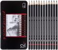 Professional Sketch and Drawing pencils set,Art Pencil 12-Count(8B-2H) Drawing/Sketching Pencil Set. 
