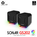 FANTECH SONAR GS202 RGB Gaming and Music Speakers. 