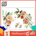 Toilet Sticker Self-adhesive Waterproof Long-lasting Eye-catching Floral Design for Home Bathroom Decor. 
