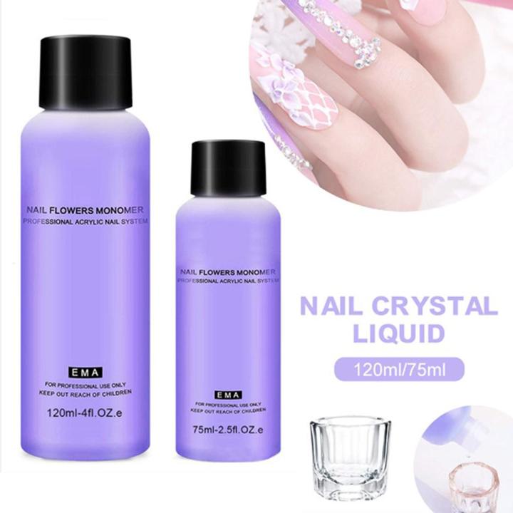Acrylic Liquid Monomer Crystal Acrylic Nail Art Nail Extension Carving Non-Yello