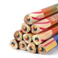2 Pcs Colorful Pencil Rainbow Color Lead Pencil 4 Mixed Colors Multicolor Student DIY Graffiti Drawing Pencil For Children Kids. 