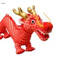 Chinese Dragon Stuffed Toys Cute Chinese Dragon Plush Dolls Room Decoration. 