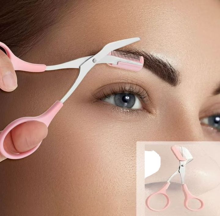 Eyebrow Scissors With Eyebrow Comb Cutting Scissors For Eyebrow