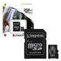 Kingston Original 256GB Canvas Select Plus UHS-I micro SD Memory Card with SD Adapter(5 Year's Warranty). 