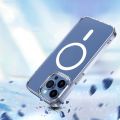 For iPhone 14 Mutural Jingtou Series MagSafe Magnetic Phone Case. 