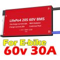 Daly 20S BMS 60V LiFePO4 battery Management System BMS 30A 40A 50A 60A with low current for lithium battery. 