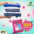 Panda Liquid Detergent Sachet 12 Pcs Travel Liquid Fabric Detergent for Cloth Liquid Surf For Clothes Laundry Detergent Liquid Soap With Color Protect Technology For All Types Of Fabrics Machine & Hand Wash Washing Detergent Travel Pouch. 