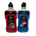 Pack of 2-Mega Shine Wash & Wax Auto Detailing Shampoo And Windshield Washer | Mega Shine Car Additive Fluid Windshield Washer Fluid 450ML | Mega Shine Wash & Wax Car Shampoo 450ML. 
