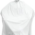 Hair Salon Cape Waterproof Hair Cutting Apron Barber Bibs - with color white. 
